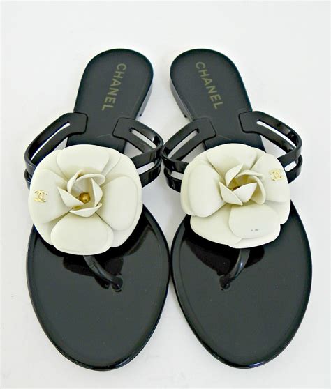 chanel camellia sandals replica|chanel camellia flower shoes.